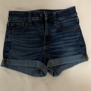 American eagle outfitters high rise shortie shorts. Next level stretch. Womans